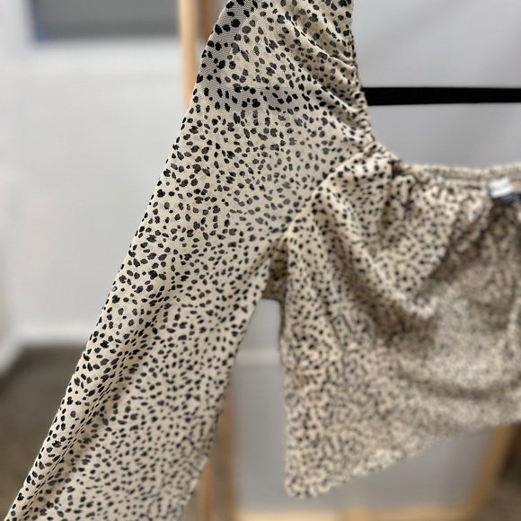 American Eagle Animal Print Top - Picture 3 of 5